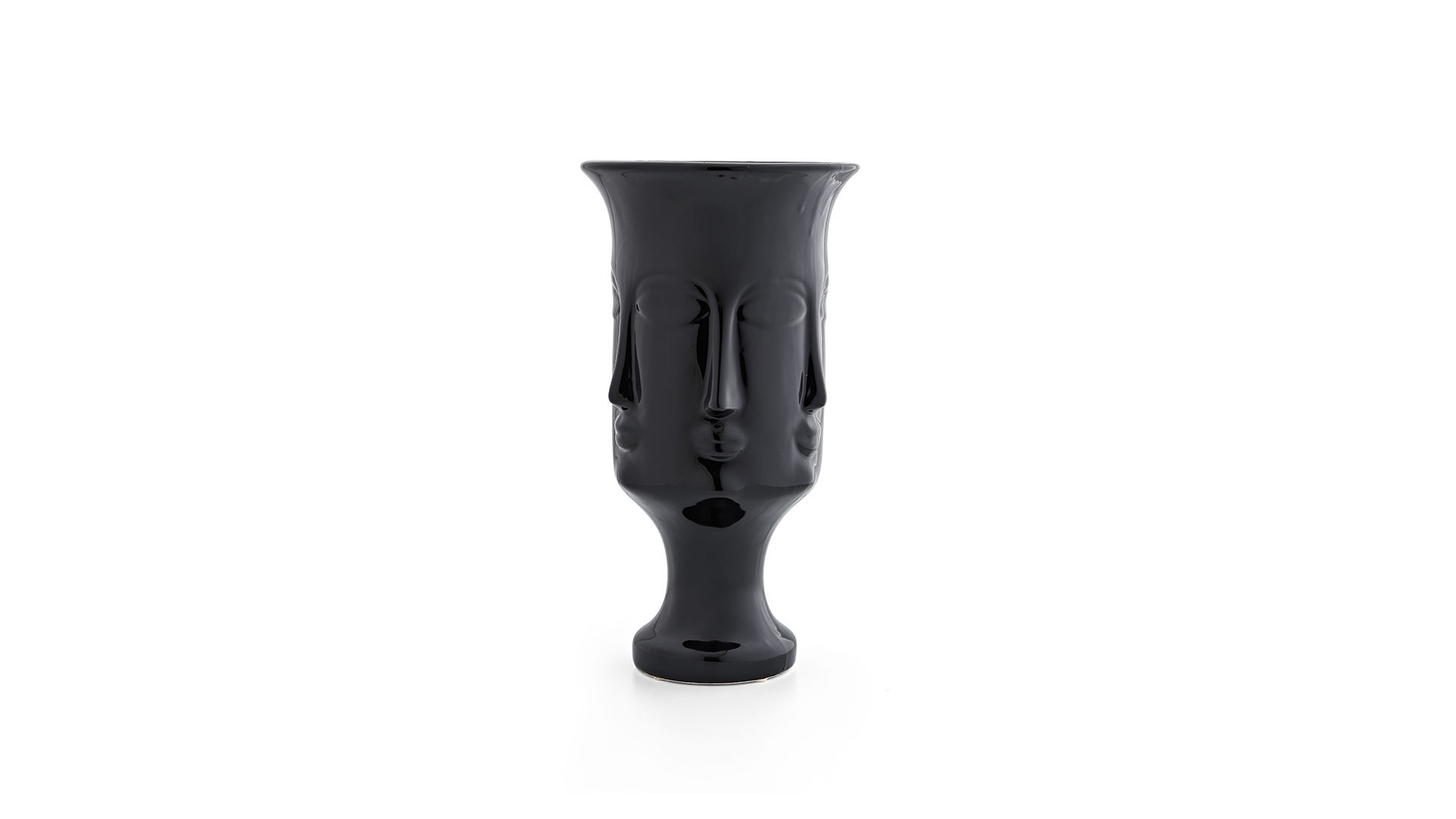 Zeus Black Vase 