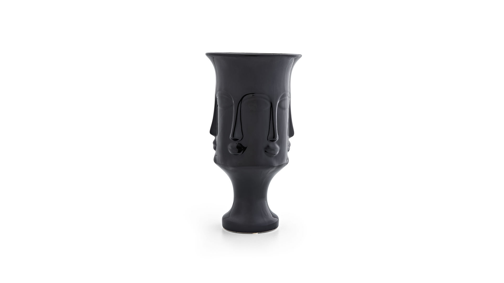 Zeus Black Vase 