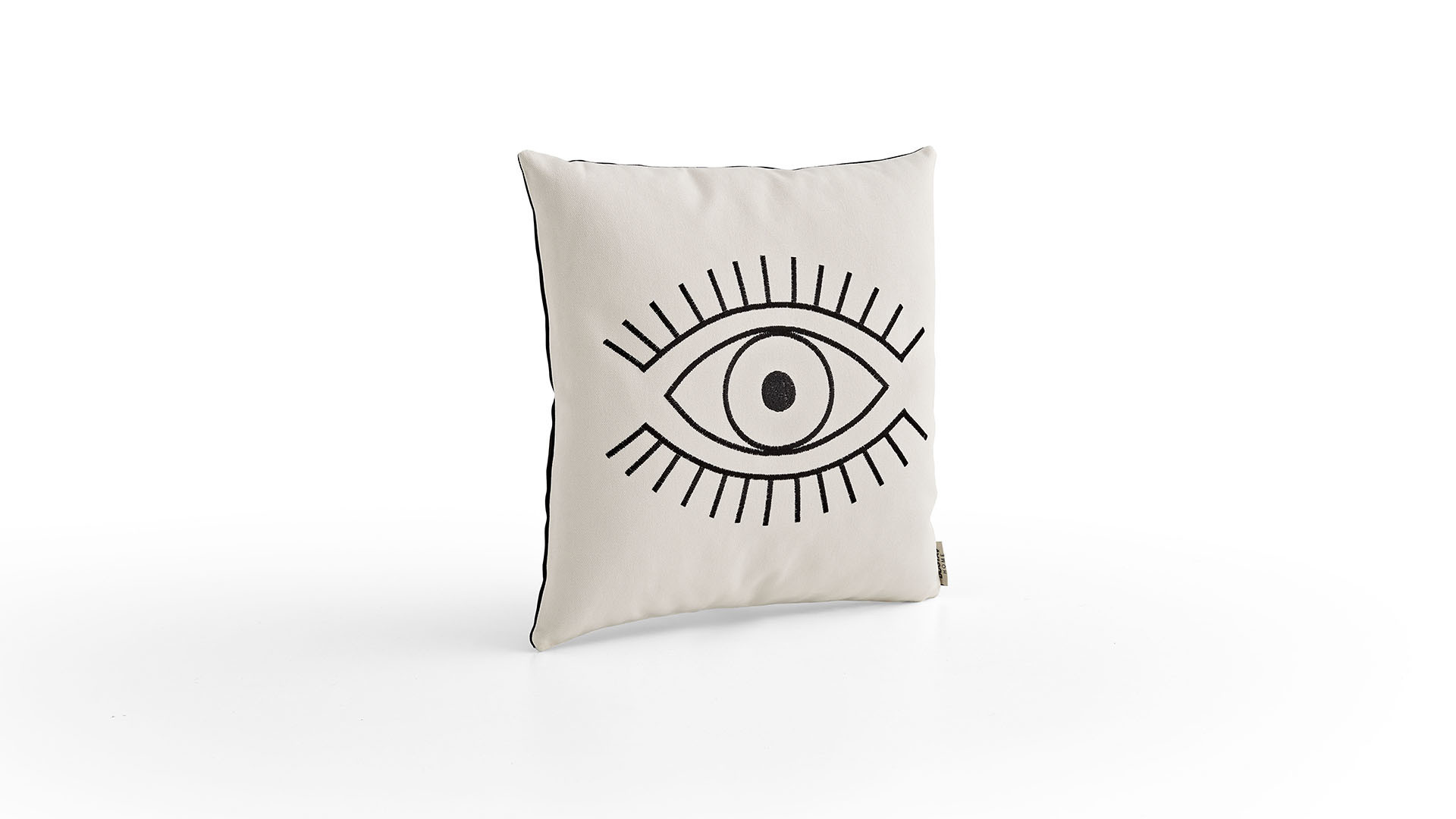 Embroidery Eyes Coussin