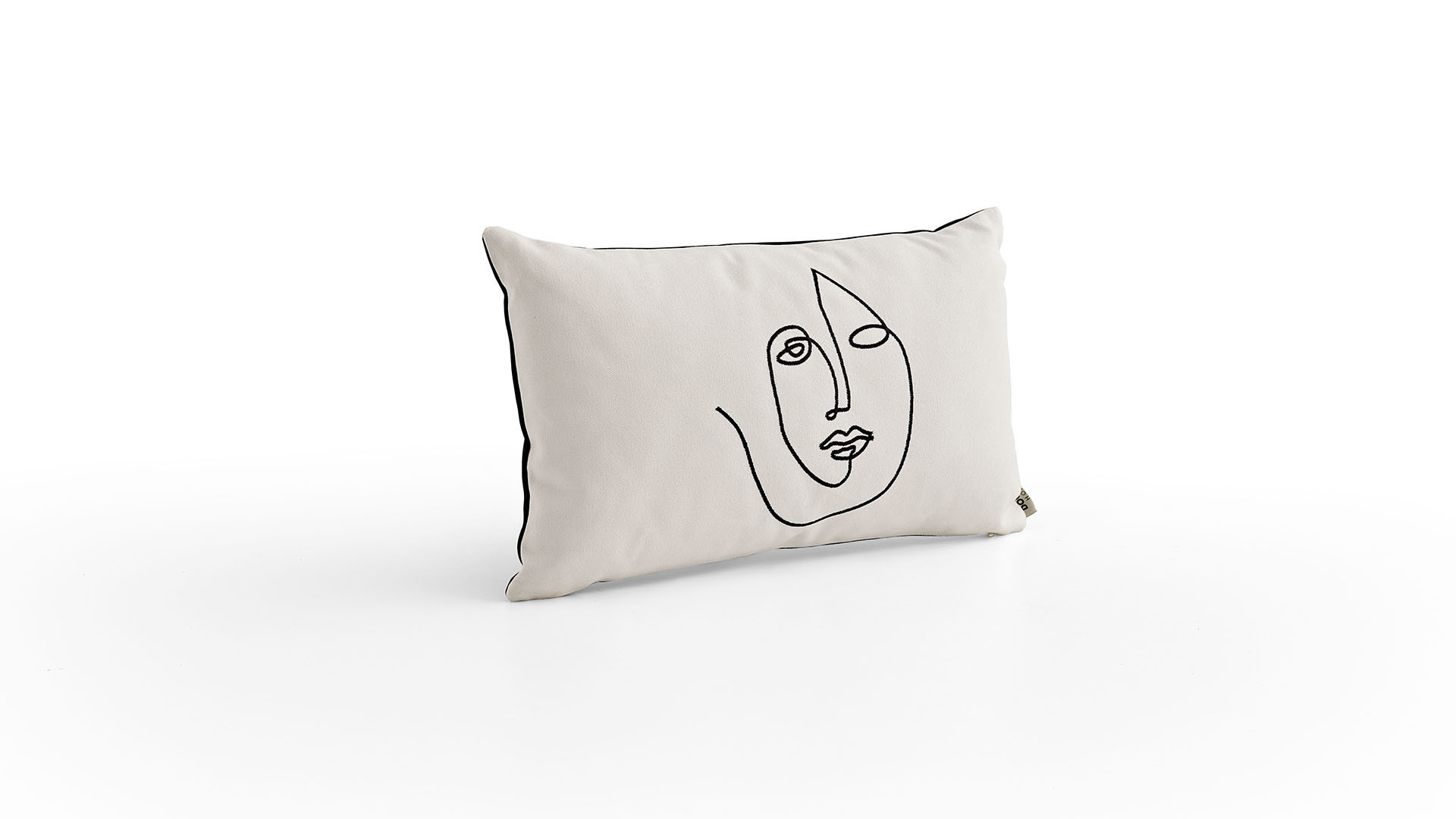 Embroidery Face Coussin