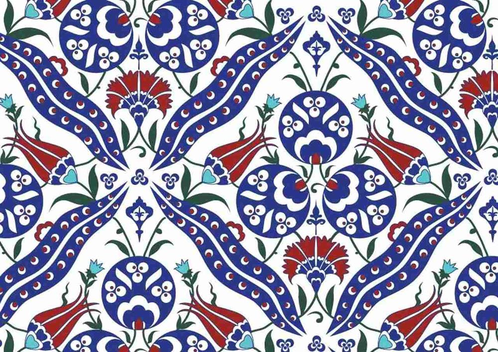 ottoman floral patters for Turkish decoration